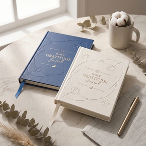 Diario di Gratitudine Premium A5 con Copertina Rigida, Incisione <span class=keywords><strong>a</strong></span> Rilievo, Promemoria Quotidiani, <span class=keywords><strong>Quaderno</strong></span> Guidato per Mindfulness - Vendita all'Ingrosso - Product Image 3