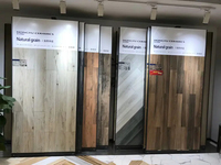 Présentoir de carreaux coulissants en céramique à grande échelle étagère panneaux d'affichage en pierre support présentoir de carreaux en céramique pour salle d'exposition