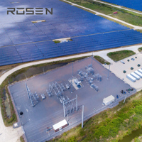 Système solaire photovoltaïque triphasé Rosen sur réseau 100 kW 150 kW, kit complet de panneaux solaires, onduleur et accessoires de montage