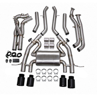 KOASTAR Échappement Catback à 4 sorties avec support, longueur égale, imprimé en 3D, 76 mm, pour BMW G80 G81 M3 G82 G83 M4 S58 3.0T