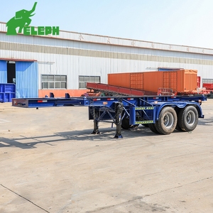 Châssis à prix d'usine pour remorque de <span class=keywords><strong>voiture</strong></span>, <span class=keywords><strong>camion</strong></span> porte-conteneurs squelette, semi-remorque de <span class=keywords><strong>transport</strong></span> - Product Image 3