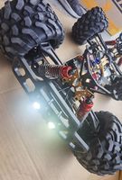 Voiture RC HOSHI N518 100 km/h Brushless 1/8ème Échelle RTR Haute Vitesse 4x4 Monster Truck 2 Batteries Version Métal