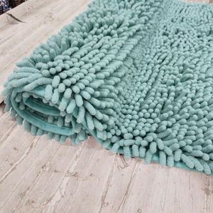 Tapis de bain moderne et confortable en chenille antidérapant, absorbant l'eau, avec motif original pour la maison, l'hôtel et la zone des toilettes - Product Image 3