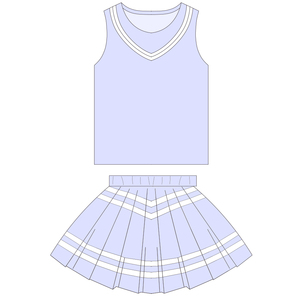 Offre Spéciale fille coton sans manches gilet jupe plissée <span class=keywords><strong>gymnastique</strong></span> vêtements ensemble enfants été chemise jupe respirant Tennis porter - Product Image 4