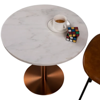 Table en marbre au design moderne et luxueux CenturyMosaic Offre Spéciale comptoirs de tables de restaurant pour le salon