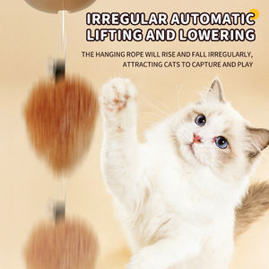 Elektrikli Kapibara Kedi Oyuncağı Otomatik Sensörlü Tip-C Şarjlı İnteraktif İç Mekan Oyuncağı Yavru Kediler İçin Komik Evcil Hayvan Oyuncağı Sıkıntı Giderici - Product Image 3