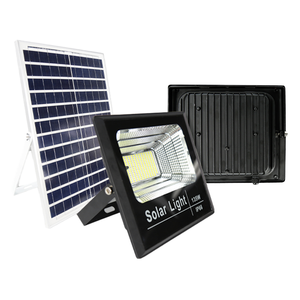 Fabbrica 100W solare luce di inondazione a LED con alta luminosità 6000K IP66 in alluminio montaggio a parete riflettore risparmio energetico per uso esterno - Product Image 3
