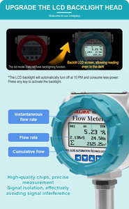 Débitmètre à turbine liquide antidéflagrant, débitmètre numérique pour huile et <span class=keywords><strong>alcool</strong></span>, capteur de débit hydraulique - Product Image 6