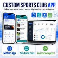 Développement d'applications personnalisées pour clubs sportifs (iOS et Android) avec gestion des adhésions, réservation de cours et communication d'équipe