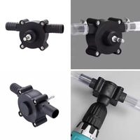Mini-pompes de transfert de liquide auto-amorçantes portables pour perceuse électrique, idéales pour la maison, le jardin et l'extérieur, pour le transfert de diesel, d'huile, de fluides et d'eau