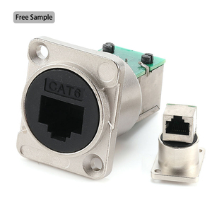 Connecteur blindé <span class=keywords><strong>RJ45</strong></span> Cat6 Cat6A de type XLR pour montage sur panneau, pour boîtier de scène, panneau de brassage, prise de châssis réseau de type D - Product Image 6