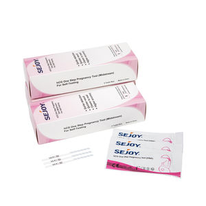 Sejoy – Kit de Test de <span class=keywords><strong>grossesse</strong></span> en une étape, fabricants de bandelettes de Test HCG, Cassette Midstream, vente en gros - Product Image 5