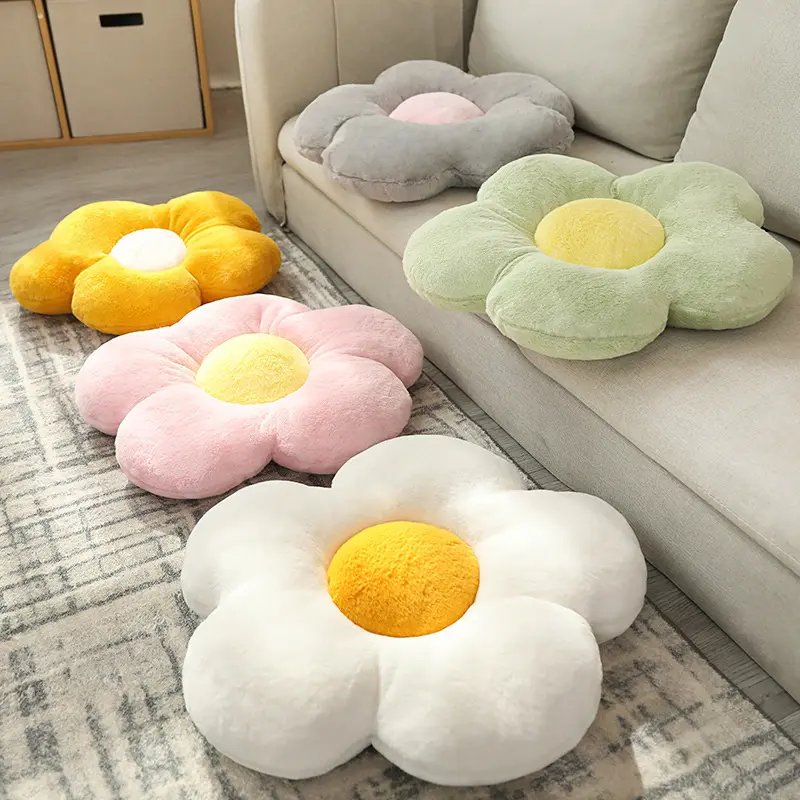 Aoyatex fábrica al por mayor de alta calidad decoración del hogar cojines de flores comodidad sala de estar almohada suave