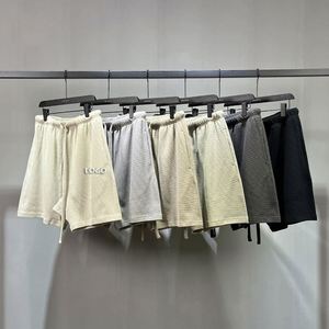Shorts de sport décontractés pour homme en coton de haute qualité, taille mi-élastique, respirants, coupe droite ample, pour l'été - Product Image 5