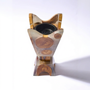 ArtisanVibe - Porta Incienso Artesanal de Madera de Redwood para Incienso Indio Bakhoor, Aromático para Todas las Estaciones - Product Image 1
