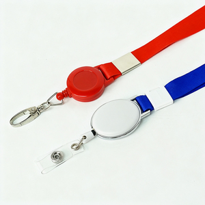 Most Popular Personalised <b>Polyester</b> Custom Sublimation Heat Transfer Printing Keychain <b>Lanyards</b> with Id Badge Card Holder - Product Image 3