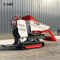 CE EPA Mini Hydraulischer Dumper 400kg 690kg Hydraulischer Kleiner Mini-Rollkippwagen für Gartentransport