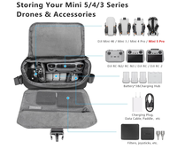 Sac à bandoulière pour DJI Lito X1/NEO 2/ Mini 5 Pro/4/3 Pro/Mini 4k Fly More Combo, Sac de transport pour DJI NEO/Flip Case