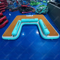 Plate-forme flottante gonflable Natation Water Island Jet Ski Dock Mat Dwf Material à vendre