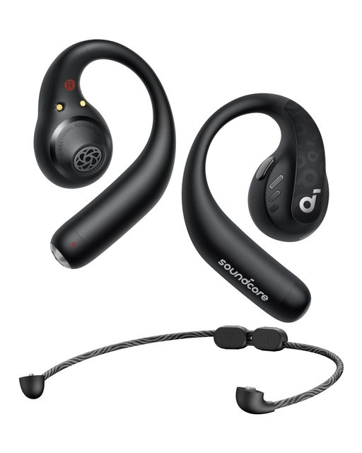 Original Soundcore AeroFit Pro Open-Ear Headphones Hi-Res Audio with LDAC 14H Playtime Detachable Neckband IPX5 for Sport