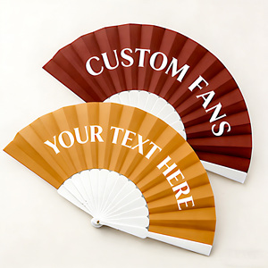 Fabricante de abanicos plegables españoles personalizados. Palitos de madera/plástico seguros. Muestreo de Lotes Pequeños y Venta al por Mayor Disponibles - Product Image 1