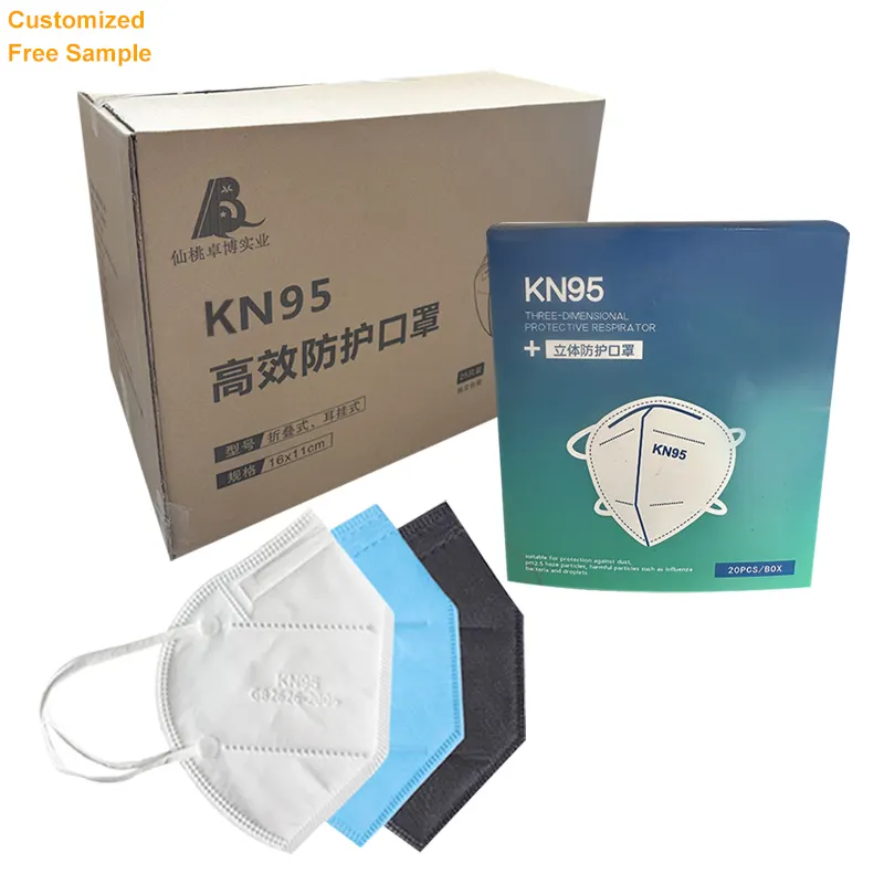 Cubrebocas-Kn95 Disposable K95 Masks Non-Woven Kn95 Face Mask 5 Layer Kn95Mask