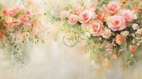 Papier peint mural floral rose imperméable et écologique, facile à installer soi-même, pour la décoration murale de la maison et de la chambre.