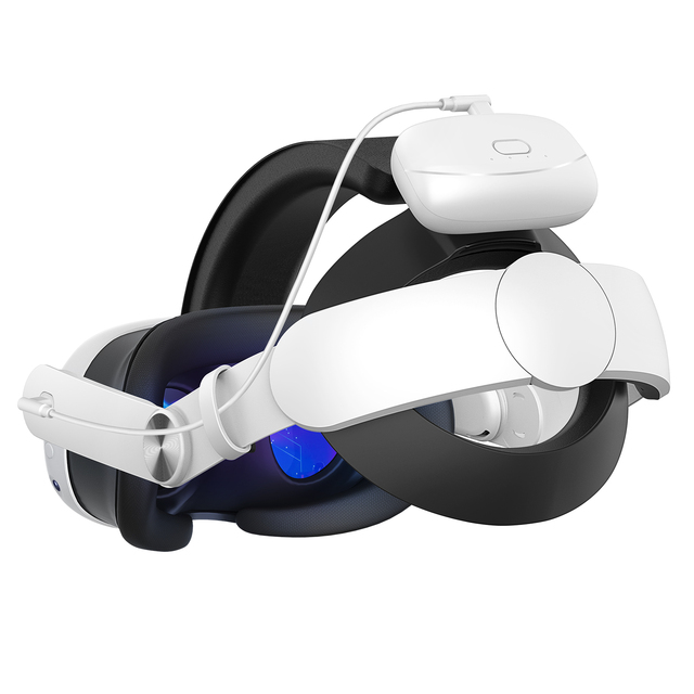 Comfort Head Strap With Battery 6000 MAh for Changing Headwear Accessories for Quest 3 Head Strap Elite Headwear Extended Time
