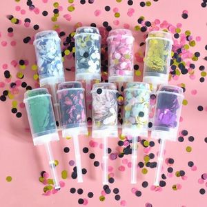 กระดาษขนาดเล็กรูปทรงกลมสีทองชมพู1ซม. สำหรับตกแต่งงานแต่งงาน - Product Image 2
