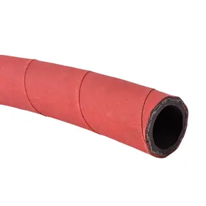 Red Cover EPDM Rubber Steam Hose For Saturated Steam High Temperature Water Transfer