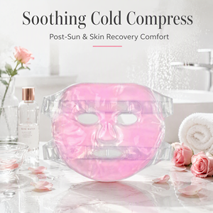 2 mascarillas faciales <span class=keywords><strong>de</strong></span> gel para spa, frías y calientes, reutilizables, flexibles, compresas <span class=keywords><strong>de</strong></span> hielo para terapia <span class=keywords><strong>de</strong></span> ojos hinchados, dolores <span class=keywords><strong>de</strong></span> <span class=keywords><strong>cabeza</strong></span>, migrañas y alivio del estrés - Product Image 2