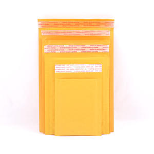 Sobres de Papel Kraft Grueso FOSKA de Múltiples Tamaños, con Fuerte Adhesión y Acolchado de Burbujas para Mantener los Paquetes Seguros en Color Amarillo - Product Image 1