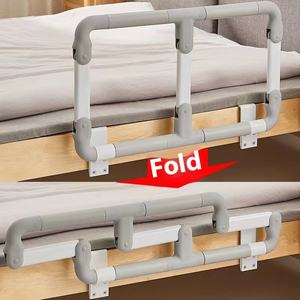 Unilaterale pieghevole letto di recinzione anziani Guardrail bambino deflettore Anti-caduta ausiliario comodino corrimano per uso bagno - Product Image 3