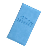 Organisateur de documents de permis de conduire, cadeau promotionnel, personnalisation du logo, porte-documents en PU, porte-registre et assurance automobile