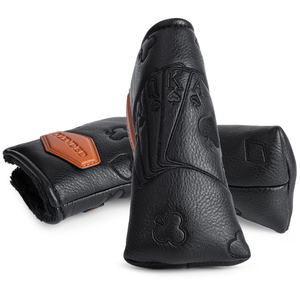 Hot Selling Magnetic Golf <b>Putter</b> Head Cover Custom Golf Club Covers Pu Leather <b>Putter</b> Blade Cover - Product Image 1