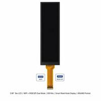 Layar LCD Bar 3,99 inci 400x960 IPS 500 Nits MIPI RGB SPI Dual Mode 40 PIN dengan Lampu Latar LED Terintegrasi untuk Layar Kios Ritel Pintar