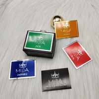 Étiquette autocollante personnalisée imperméable en métal époxy pour parfum, emballage de bouteille de parfum, étiquette privée arabe pour shampoing
