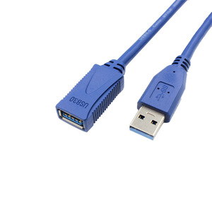 Câble d'extension USB 3.0 mâle-femelle, 3m 5m, bleu, câble de données à couverture complète, double blindage, fil de cuivre - Product Image 2