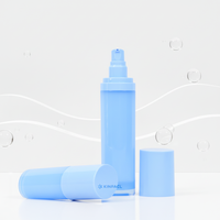 Flacon pompe sans air en PP au design moderne et élégant, 30 ml, 50 ml, emballage cosmétique haut de gamme pour nettoyant visage