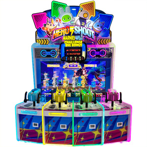 Máquina de Juegos Infantil KUBIXION, Interactiva para Padres e Hijos, de Disparos, que Funciona con Monedas, Equipo para Centros Comerciales, en Inglés - Product Image 1