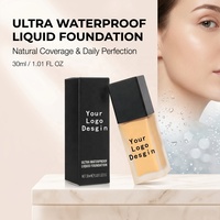 Fond de Teint Crème Correcteur Waterproof à Couleurs Changeantes pour le Visage, Soin de la Peau, Maquillage Couvrant, Marque Privée