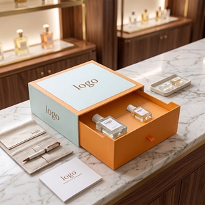 Custom Luxury Printed Rigid Cardboard Drawers Jewelry <b>Box</b> Wholesale Packaging High End Perfume <b>Bottle</b> Boxes - Product Image 1