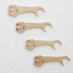 Bastoncini di filo interdentale per animali divertenti senza plastica biodegradabili per bambini - Product Image 3