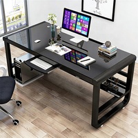 Ensemble de table et de chaise de bureau pour ordinateur, grand format, personnalisé, pour l'étude à domicile