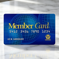 Tarjeta de Fidelización de PVC Personalizada con Código de Barras Mate, Etiqueta Impresa con UV/DP y Acabado en Relieve para Uso Comercial