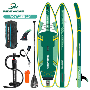 Ridewave đánh giá tốt nhất isup Inflatable hồ không khí câu cá mềm ván lướt sóng mới đứng paddleboard sup gỗ Kayak skimboat bán mái chèo - Product Image 1