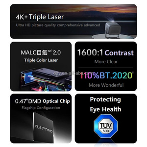 Proyector Láser Tricromático JMGO N1S 4K Android 11 Usado, 1200 Lúmenes, HDR, Portátil, MEMC, Inalámbrico Inteligente, 32GB ROM, Cine en Casa - Product Image 3