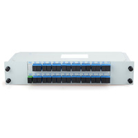 High-Efficiency 1:32 Fiber Optic PLC Splitter-Cassette Tape SC UPC G657A1 for FTTH Singlemode CE Certified 5-Year Warranty