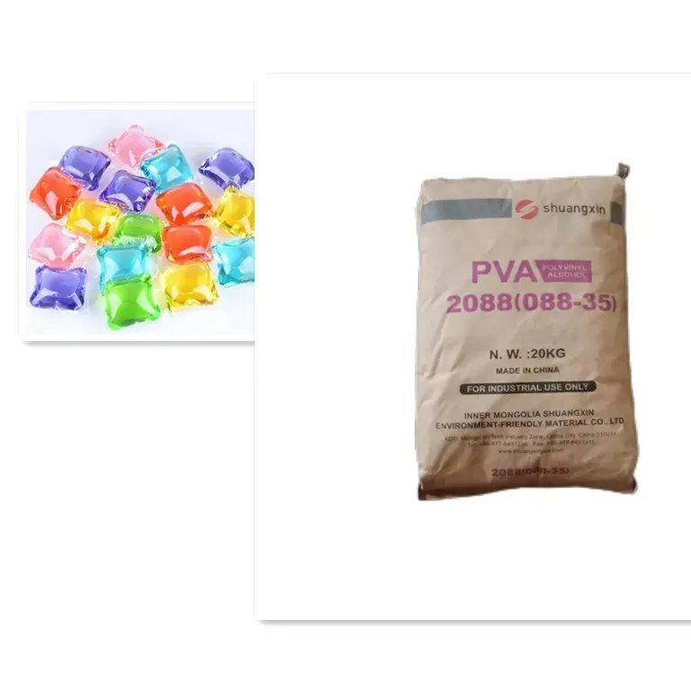 PVA en químico PVA 2088/ 088-35 Gránulos Precio de fábrica Alcohol de polivinilo CAS 25213-24-5 Material de película PVA