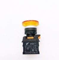 L'interrupteur à corps court SKB0-PM11 peut être avec la lumière de la lampe témoin auto-réinitialisation instantanée/loquet bouton poussoir champignon autobloquant